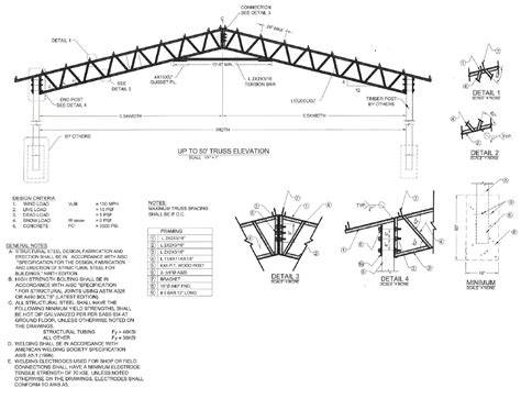 steel box truss architecture detial drawing furred out|steel truss design ideas.